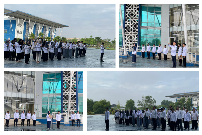 UPT. Perpustakaan Bertugas pada Apel Pagi UIN Raden Fatah, Peringati Hari Pustakawan Nasional